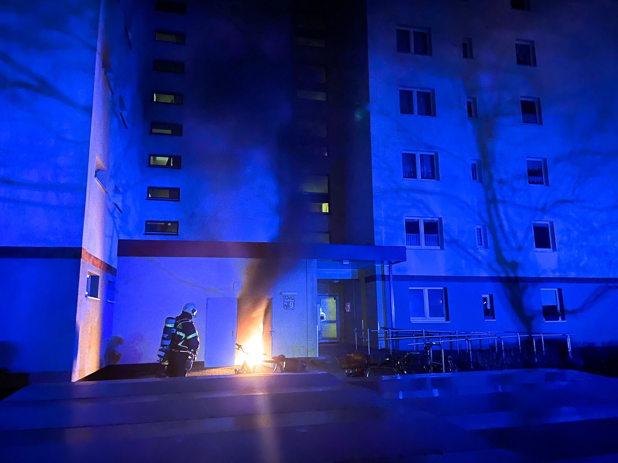 Brand in Müllraum