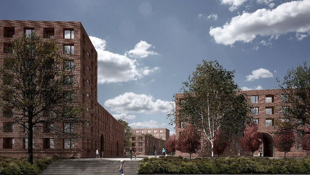 Das Pergolenviertel in Hamburg-Nord ist schon in Teilen fertig, 2022 sollen neue Wohnungen dazu kommen.