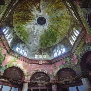 Blick ins Innere des Mausolumes