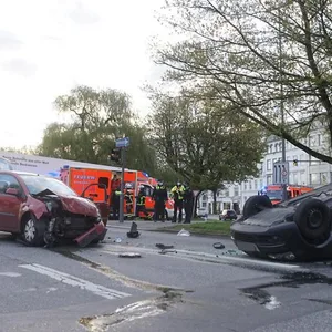 Unfall an der Kreuzung Ferdinandstor/An der Alster