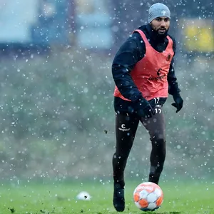 Daniel-Kofi Kyereh (hier im November 2021) stand am Montag wieder auf dem Trainingsplatz.
