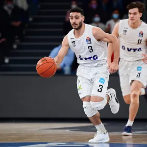 Towers-Spieler Max DiLeo und Maik Kotsar