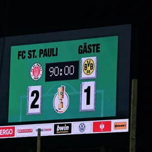 Anzeigetafel, Millerntor, St. Pauli