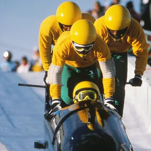 Der legendäre Jamaikanische Viererbob bei Olympia in Calgary 1988