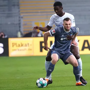 Das letzte HSV-Gastspiel in Darmstadt im Dezember 2020 fand noch ohne Zuschauer statt