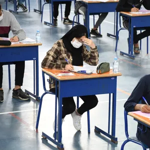 Schülerinnen in einer Schule im marokkanischen Sale