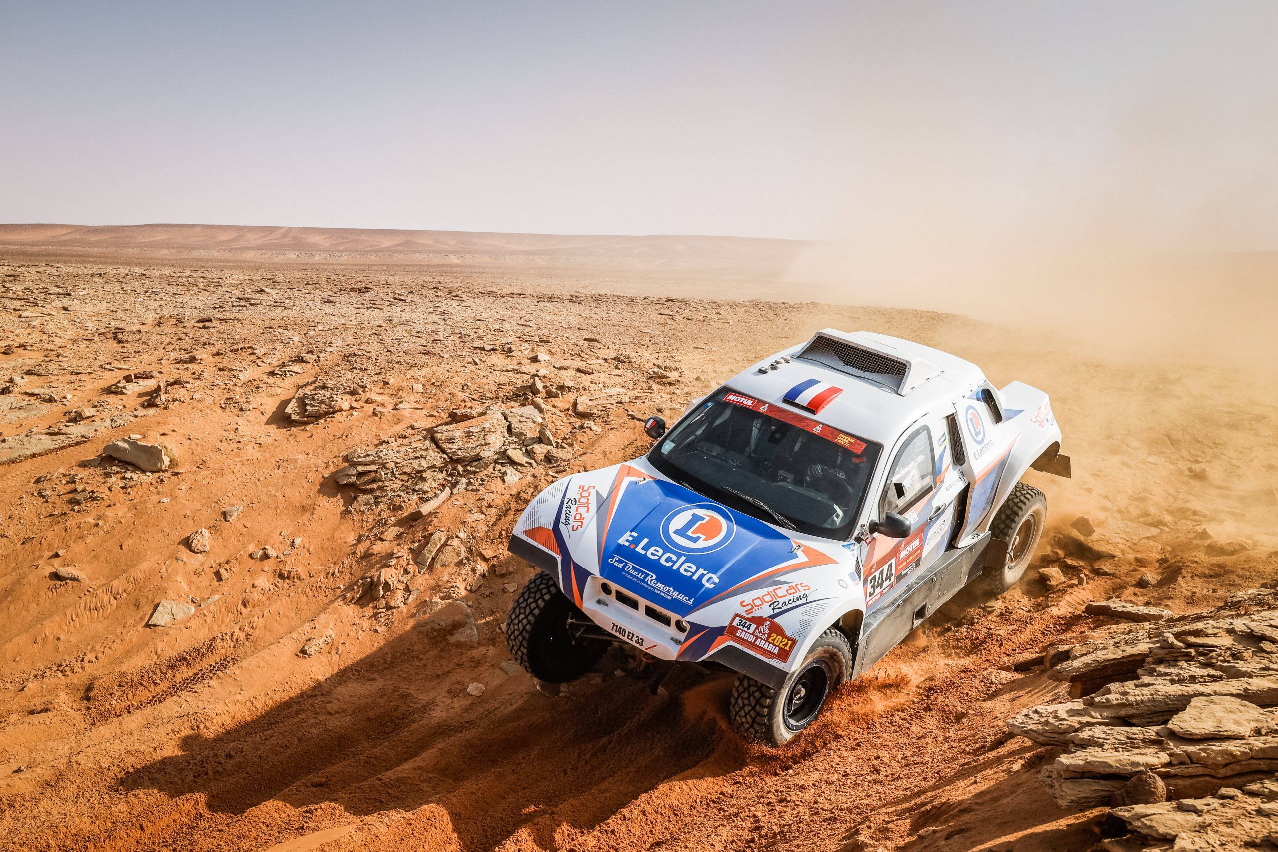 Philippe Boutron bei der Rallye Dakar 2021.