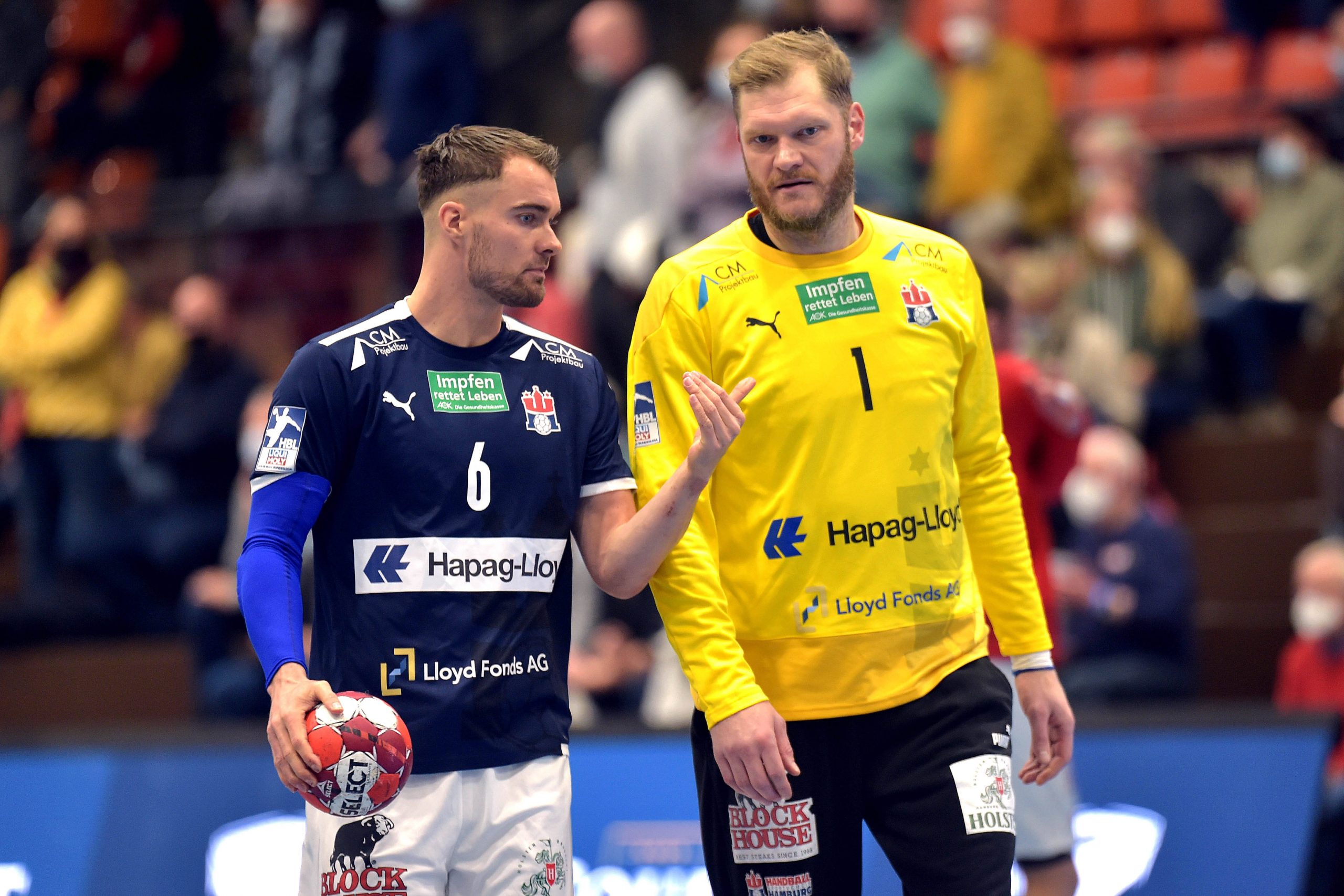 Handball EM Johannes Bitter Casper Mortensen HSV