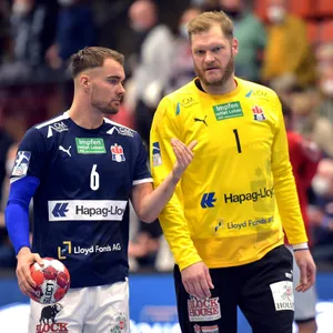 Handball EM Johannes Bitter Casper Mortensen HSV