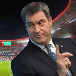 Markus Söder sorgt sich um den FC Bayern.