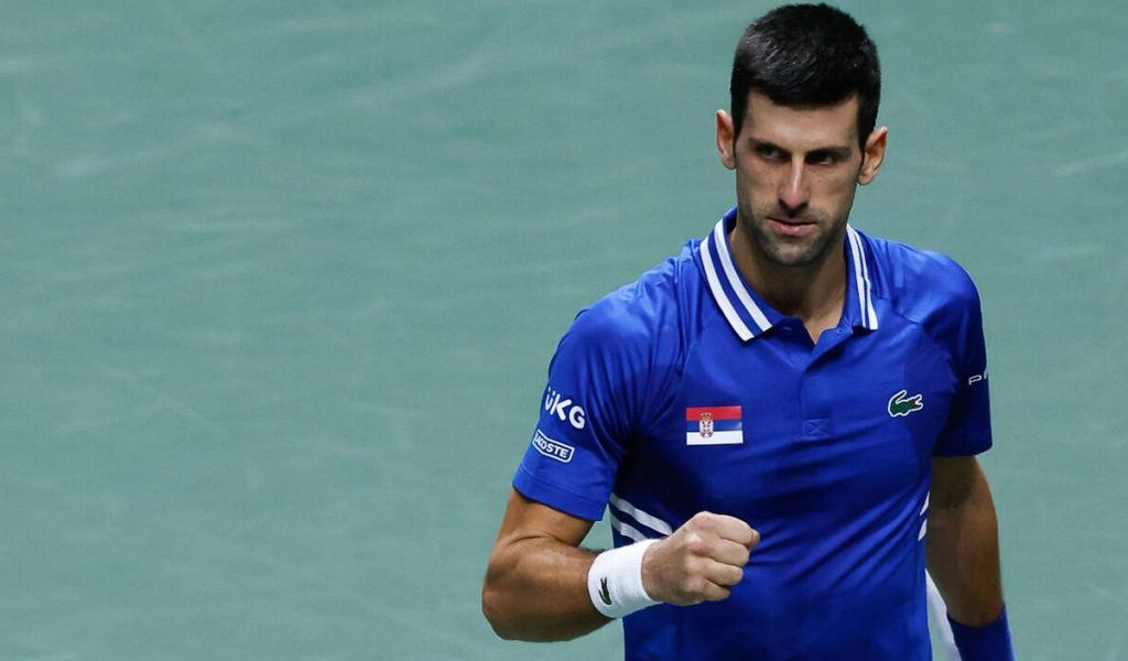 Novak Djokovic Davis Cup Madrid 2021.