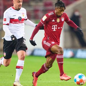 Kingsley Coman im Spiel gegen den VFB Stuttgart.