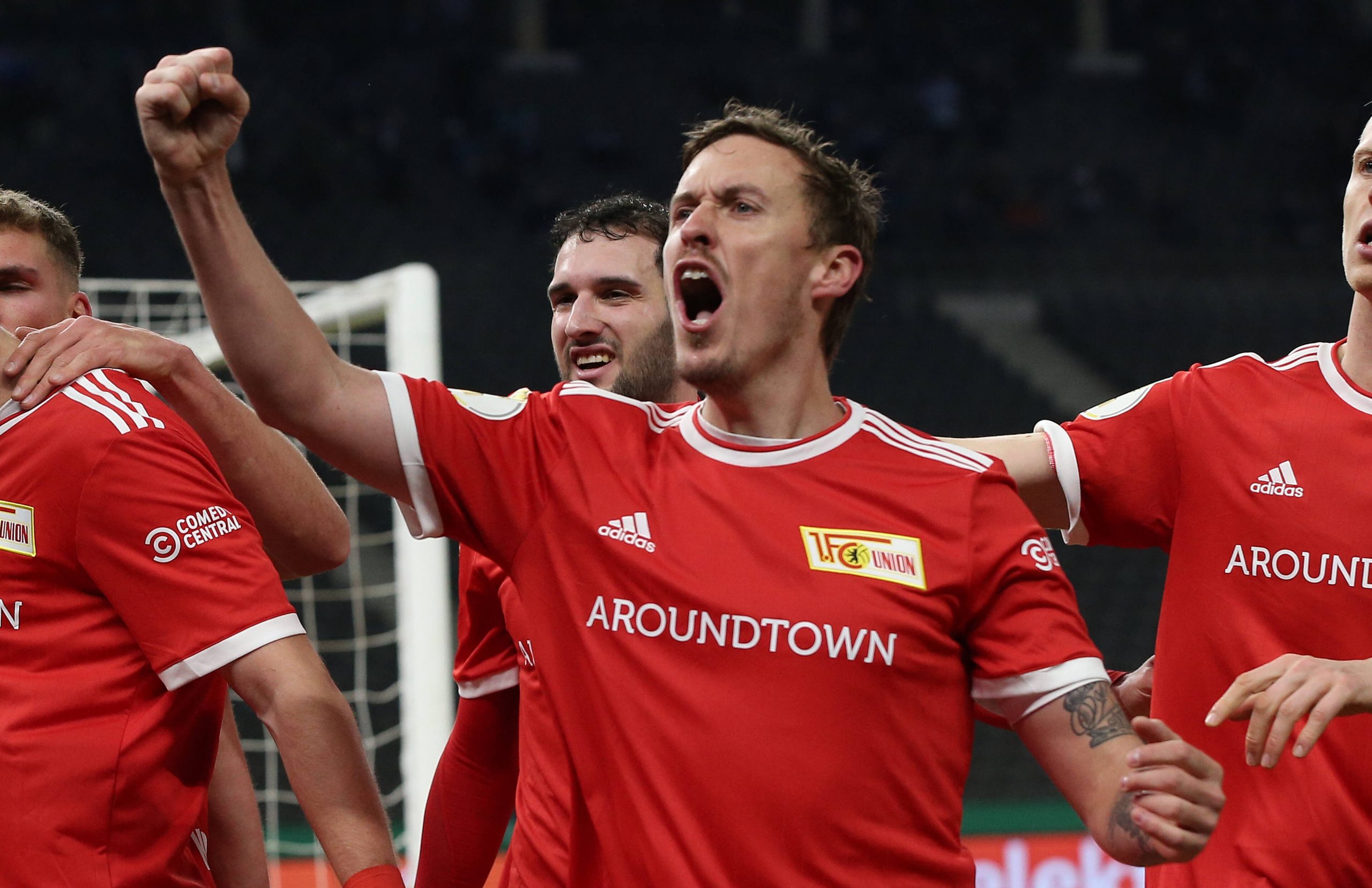 Kruse und Union feiern erneuten Derbysieg im Pokalspiel gegen Hertha.