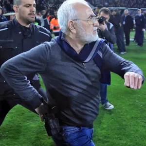 Ivan Savvidis, Besitzer des Fußballklubs PAOK Saloniki