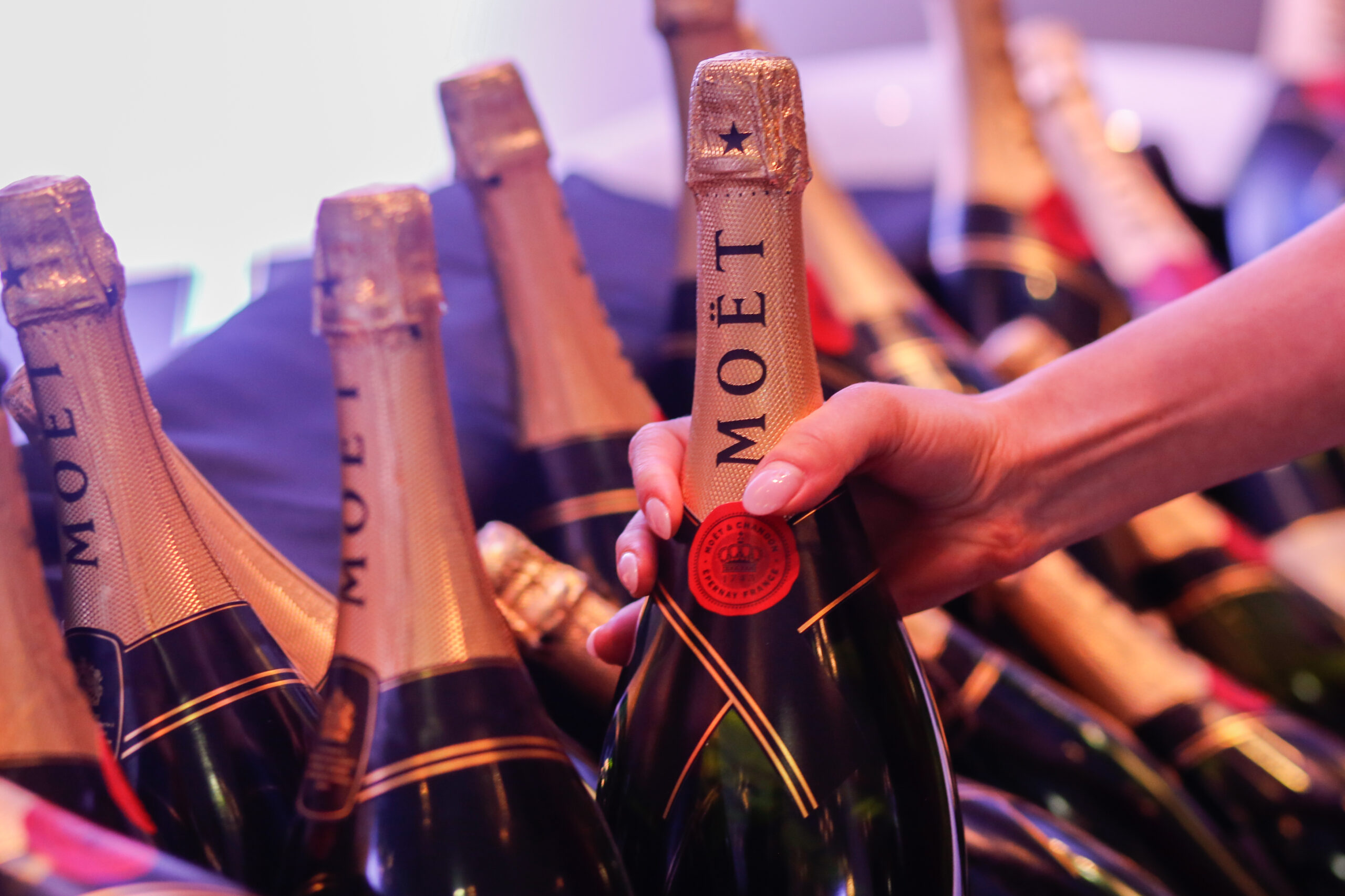Champagner der Marke „Moët & Chandon Ice Impérial“