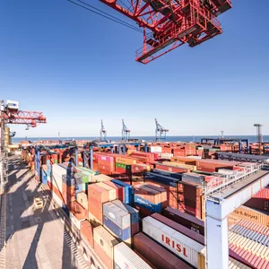 Der Containerterminal der HHLA in Odessa