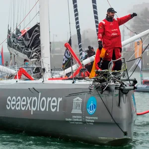 Boris Herrmann wurde mit seiner „Seaexplorer” bei der Vendee Globe Weltumsegelung 2020/2021 Fünfter.