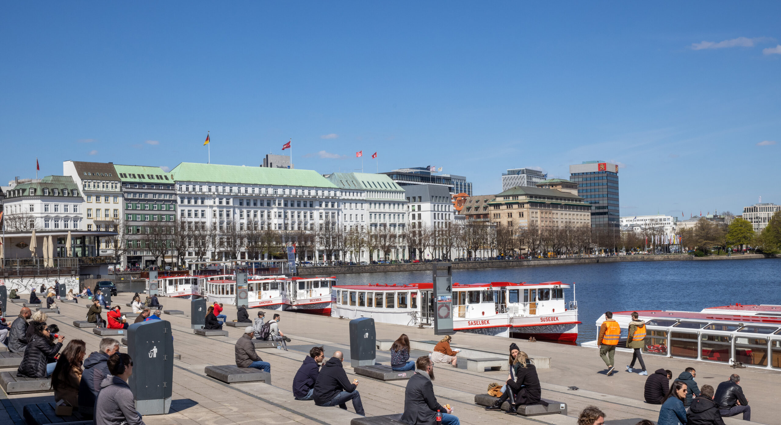 In Hamburg gibt's am Wochenende endlich mal wieder ein paar Sonnenstunden.