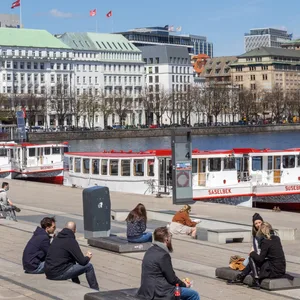 In Hamburg gibt's am Wochenende endlich mal wieder ein paar Sonnenstunden.