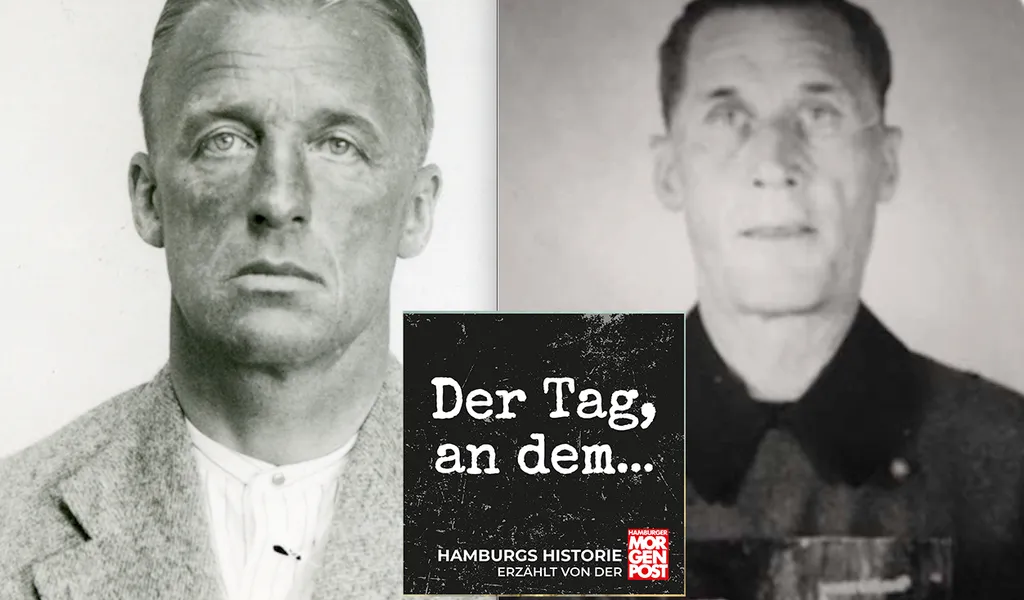Zwei berühmte HSV-Spieler: Asbjörn Halvorsen (l.) warfen die Nazis ins KZ, Tull Harder beförderten sie zum KZ-Kommandanten