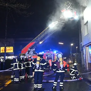 Wohnungsbrand in Hamburg-Harburg.