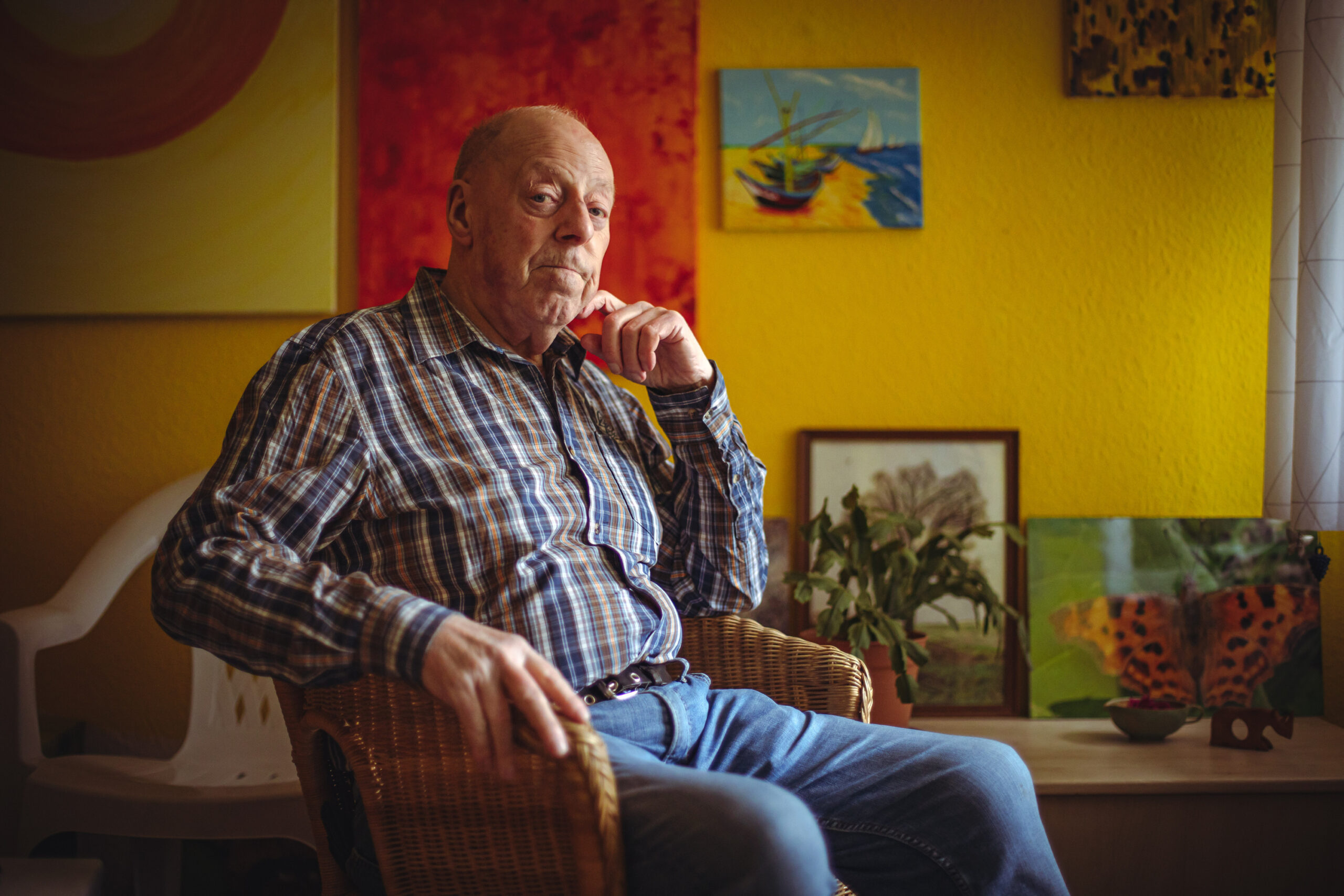 Wolfgang Holz ist einer von etwa 28.500 Rentern in Hamburg, die von ihrer Rente allein nicht leben können.