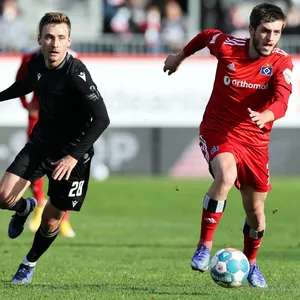 Giorgi Chakvetadze bei HSV gegen Sandhausen