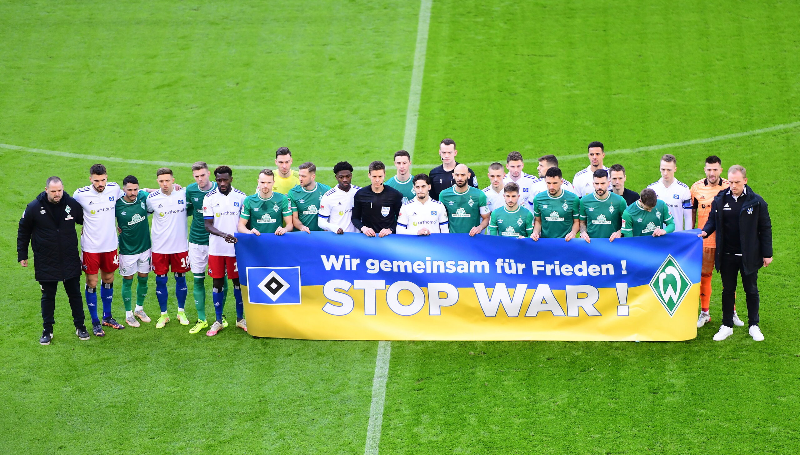HSV und Werder setzten vor dem Derby gemeinsames Zeichen MOPO