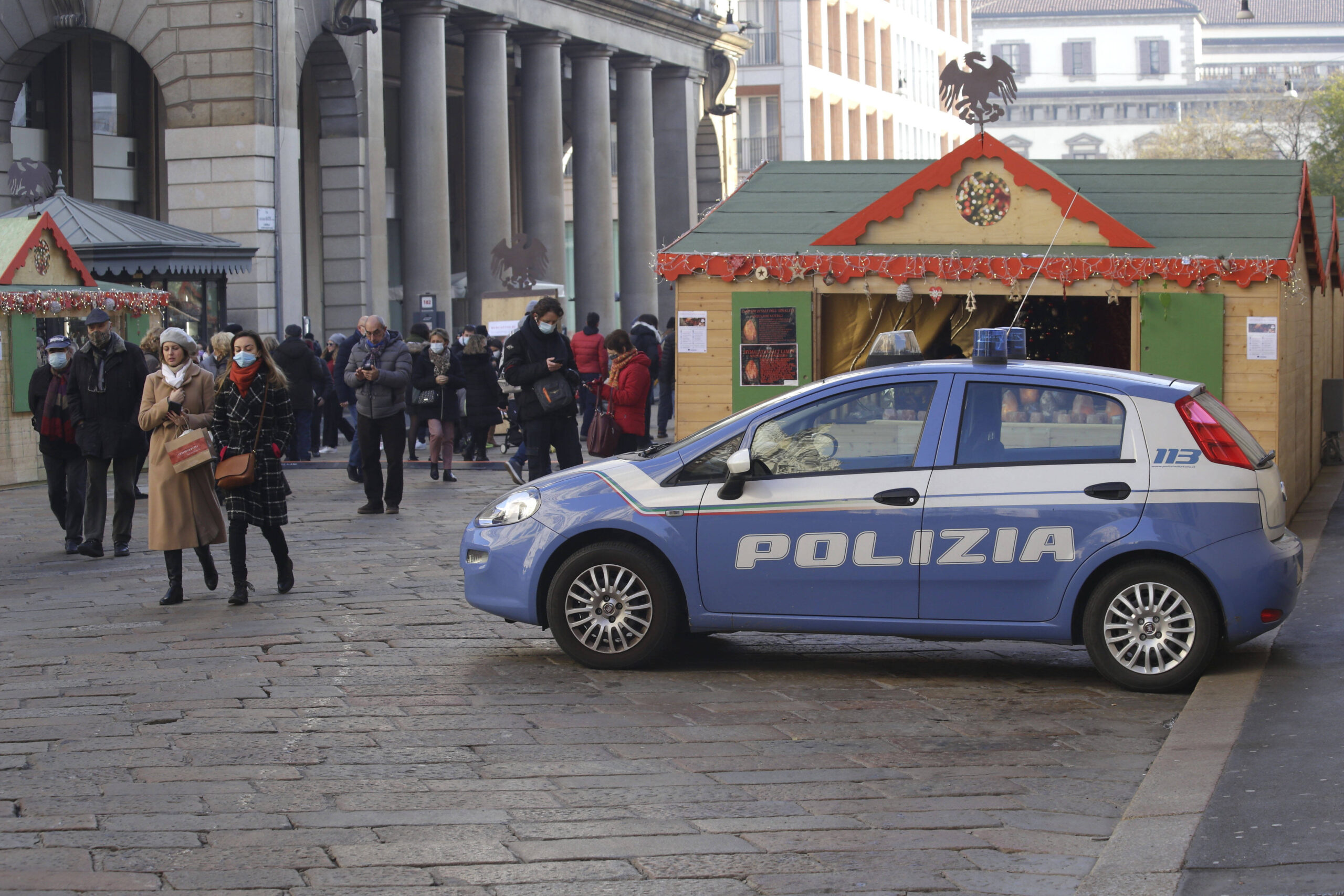 Polizei-Auto in Italien