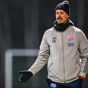 Sandro Wagner als Trainer der SpVgg Unterhaching