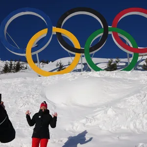 Olympische Ringe Symbolfoto