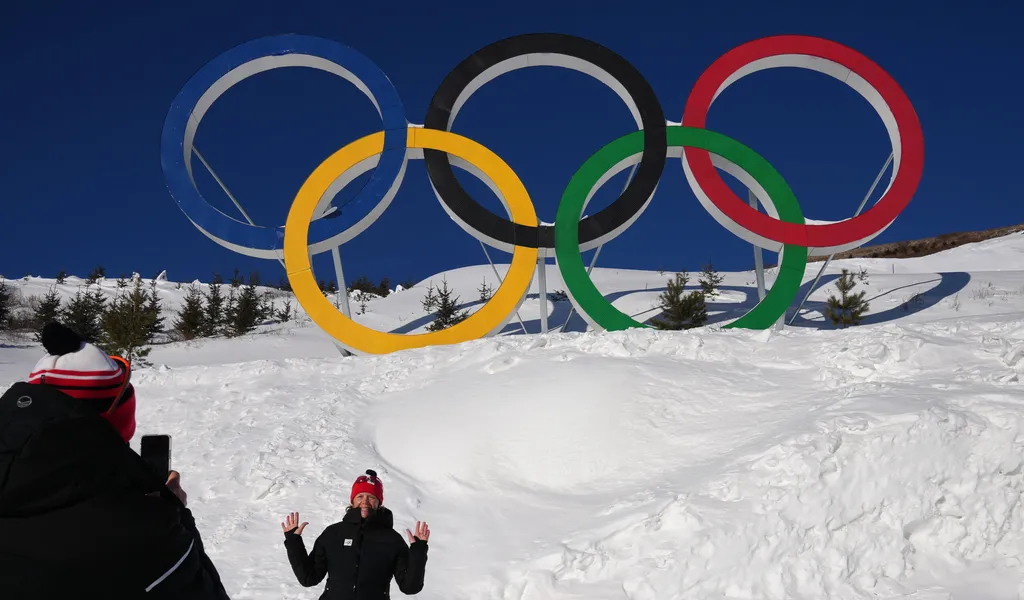 Olympische Ringe Symbolfoto