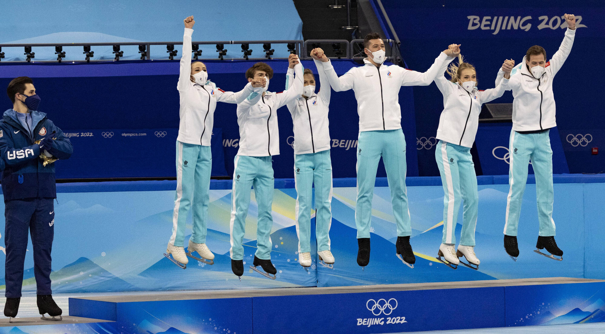 Das russische Team gewann den Wettbewerb – hat bislang aber keine Medaille erhalten.
