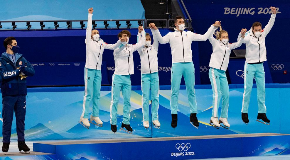 Das russische Team gewann den Wettbewerb – hat bislang aber keine Medaille erhalten.