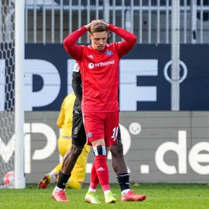 Sonny Kittel (l.) traf für den HSV, doch zum Sieg in Sandhausen reichte es nicht.