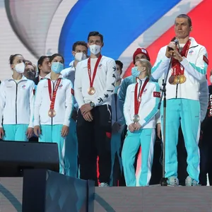 Russische Olympia-Athleten