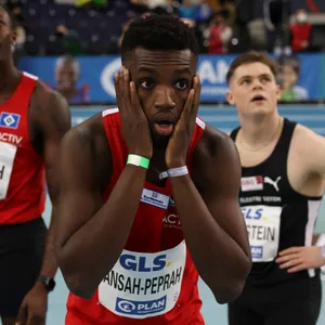 Lucas Ansah-Peprah kann seinen Erfolg selbst kaum glauben.