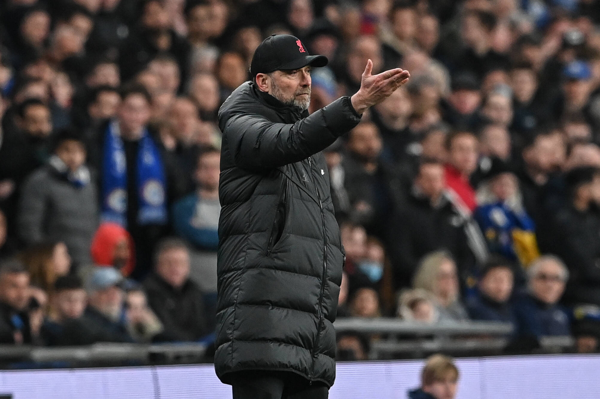 Liverpool-Trainer Jürgen Klopp am Sonntag beim Spiel gegen den FC Chelsea.