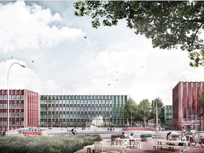 Visualisierung Schulcampus Struenseestraße