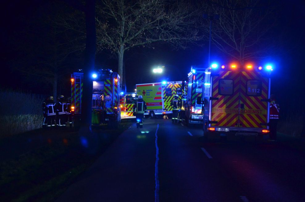 Die Feuerwehr war mit einem Großaufgebot vor Ort.