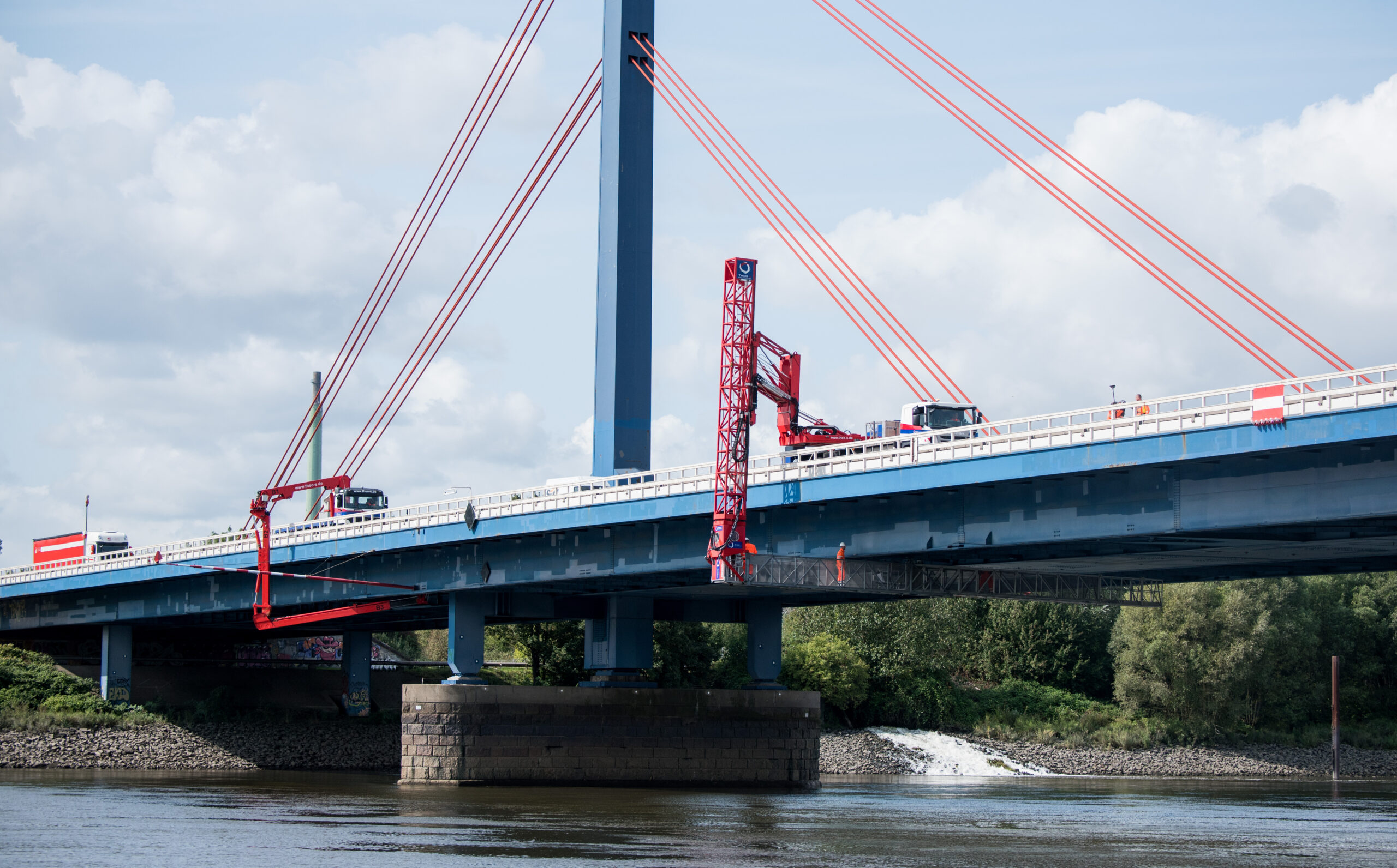 Auch die Norderelbbrücke ist betroffen.