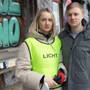 Olha Mykhalchuk (34) und Jurii Chernovalov (31)