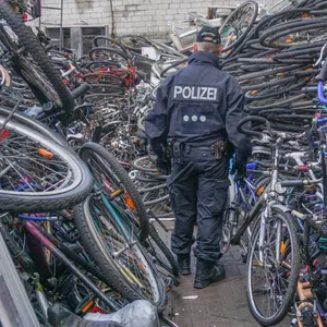 Bei einer Razzia im Jahr 2017 stellte die Polizei an der Billstraße mehr als 1500 Fahrräder sicher.