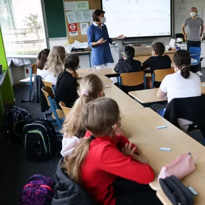 In Hamburgs Schulen werden künftig auch ukrainische Flüchtlingskinder unterrichtet.