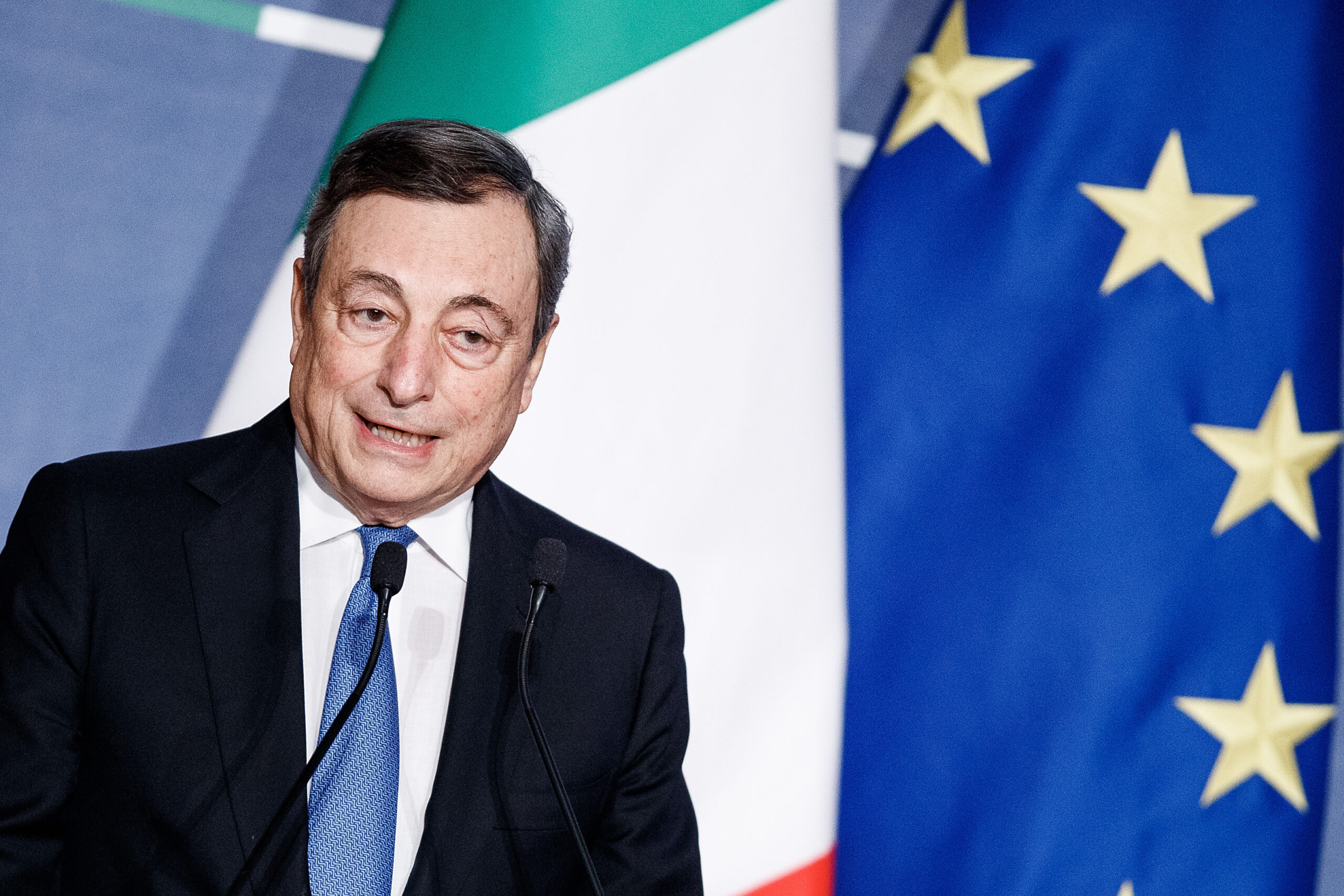 Mario Draghi, Ministerpräsident von Italien,