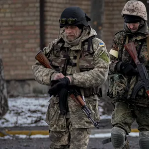 Ukrainische Soldaten