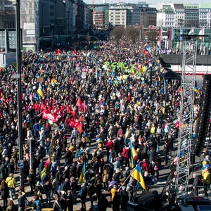 Ukraine-Konflikt - Demonstration Hamburg