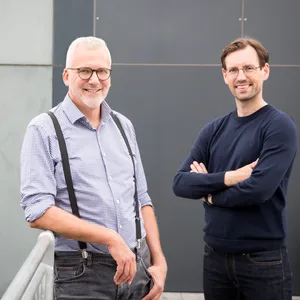 Axel Kleinlein (l.) und Stephen Rehmke, die beiden Vorstände des Bundes der Versicherten (BdV)