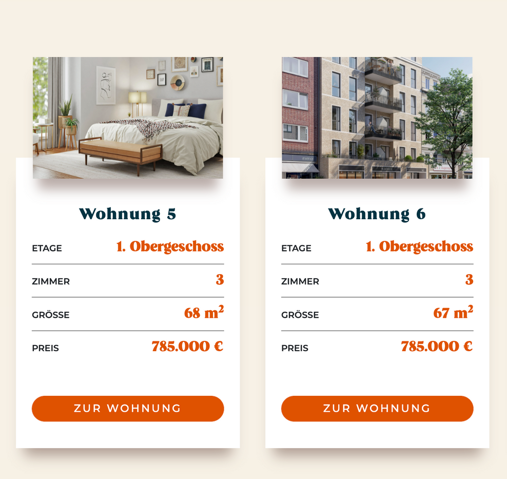 Die Preise für Eigentumswohnungen im „Eymers“ starten bei 785.000 Euro.