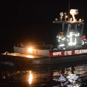 Feuerwehr auf Elbe